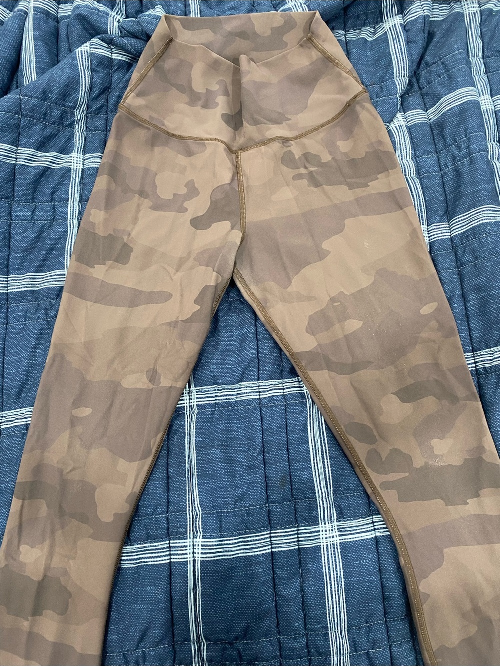 ALO Yoga Brown Camo High-Waist Leggings